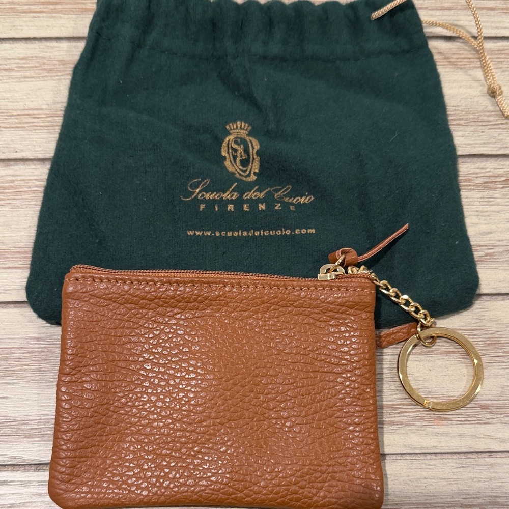 Scuola del Cuoio Firenze Brown Leather Key Pouch